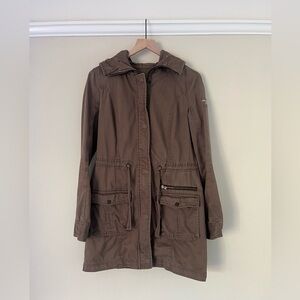 Vintage Cotton A&F Long Utility Jacket